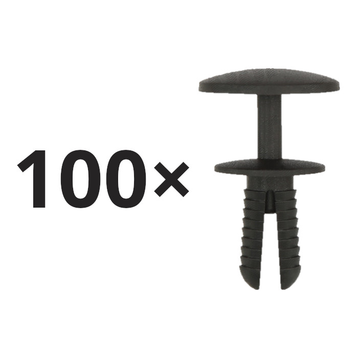 Set 100 clema fixare plastic Ford Fiesta, Courier, Scorpio, Transit, Tourneo, Tourneo Connect, tapiterie plafonului