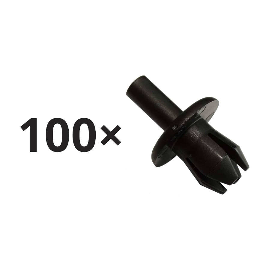 Set 100 clema fixare plastic Audi, Bmw, Daewoo, Fiat, Opel, Seat, Skoda, Vw, sub scut sasiu