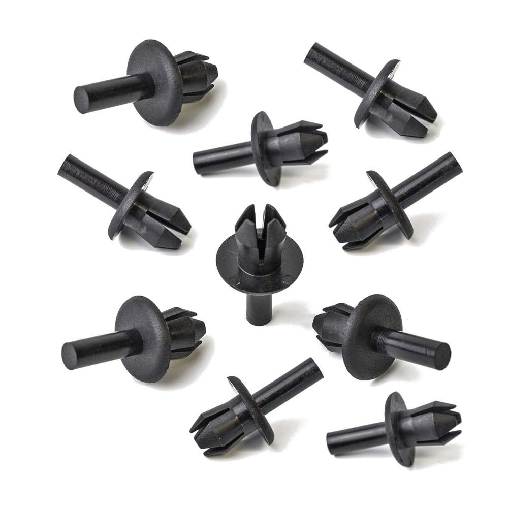 Set 10 clema fixare plastic Alfa Romeo Mito (955); Fiat Ducato (230), Siena/Palio Estate (178); Lancia Y10 (156), tapiterie, tapiterii portbagaj
