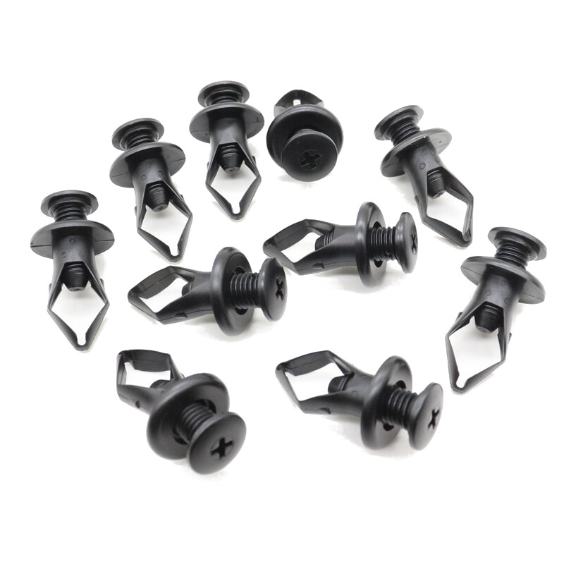 Set 10 clema fixare plastic HYUNDAI TUCSON (JM), 06.2004-10.2009, bara si ornamente, 10 bucati,
