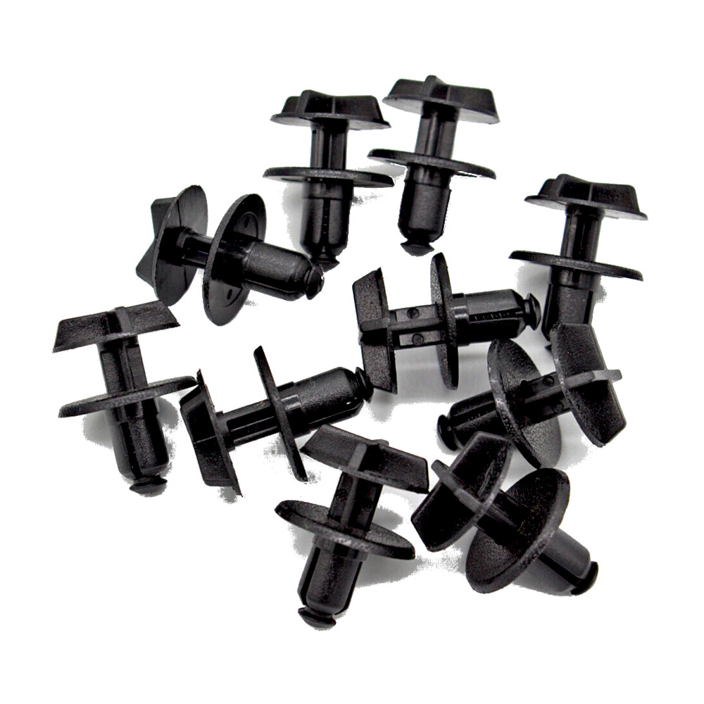 Set 10 clema fixare plastic Cadillac Cts, Sts; Jaguar E-Pace, S-Type (Ccx), Xk (Xk150); Land Rover Range Rover (L405), Range Rover Evoque, Range Rover Sport, scut motor