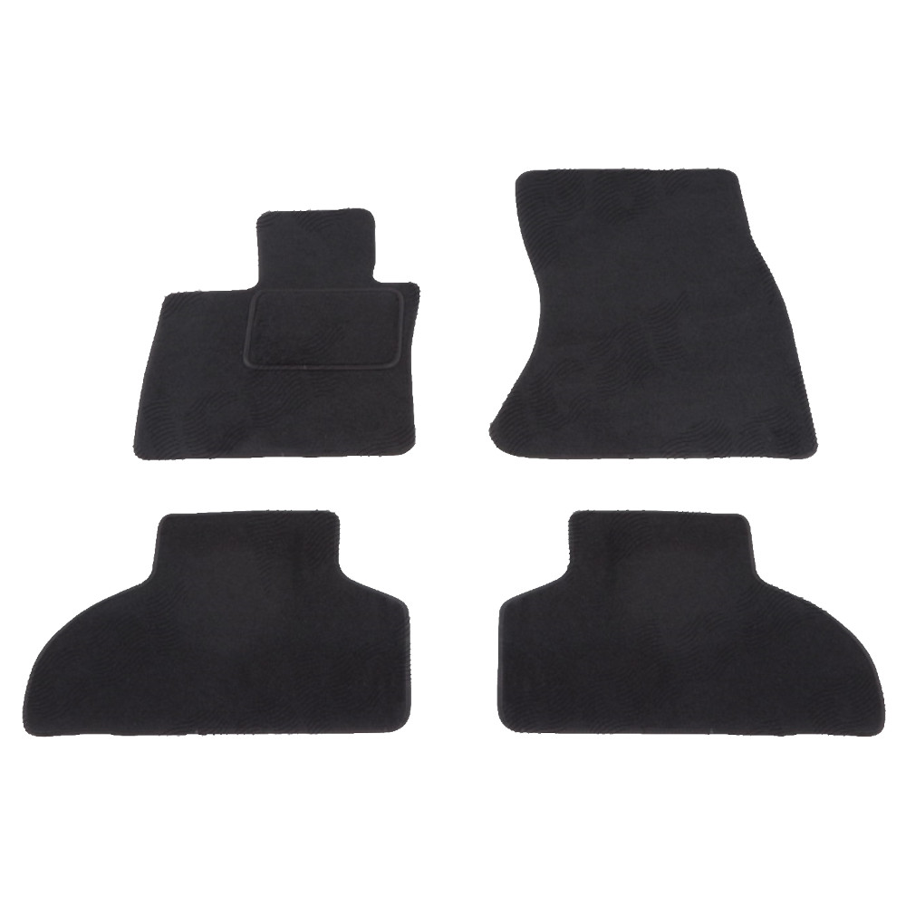 Set covorase auto mocheta Velor BMW X5 (F15/F85), 10.2013-03.2019, X6 (F16), 01.2014-12.2019, negru,