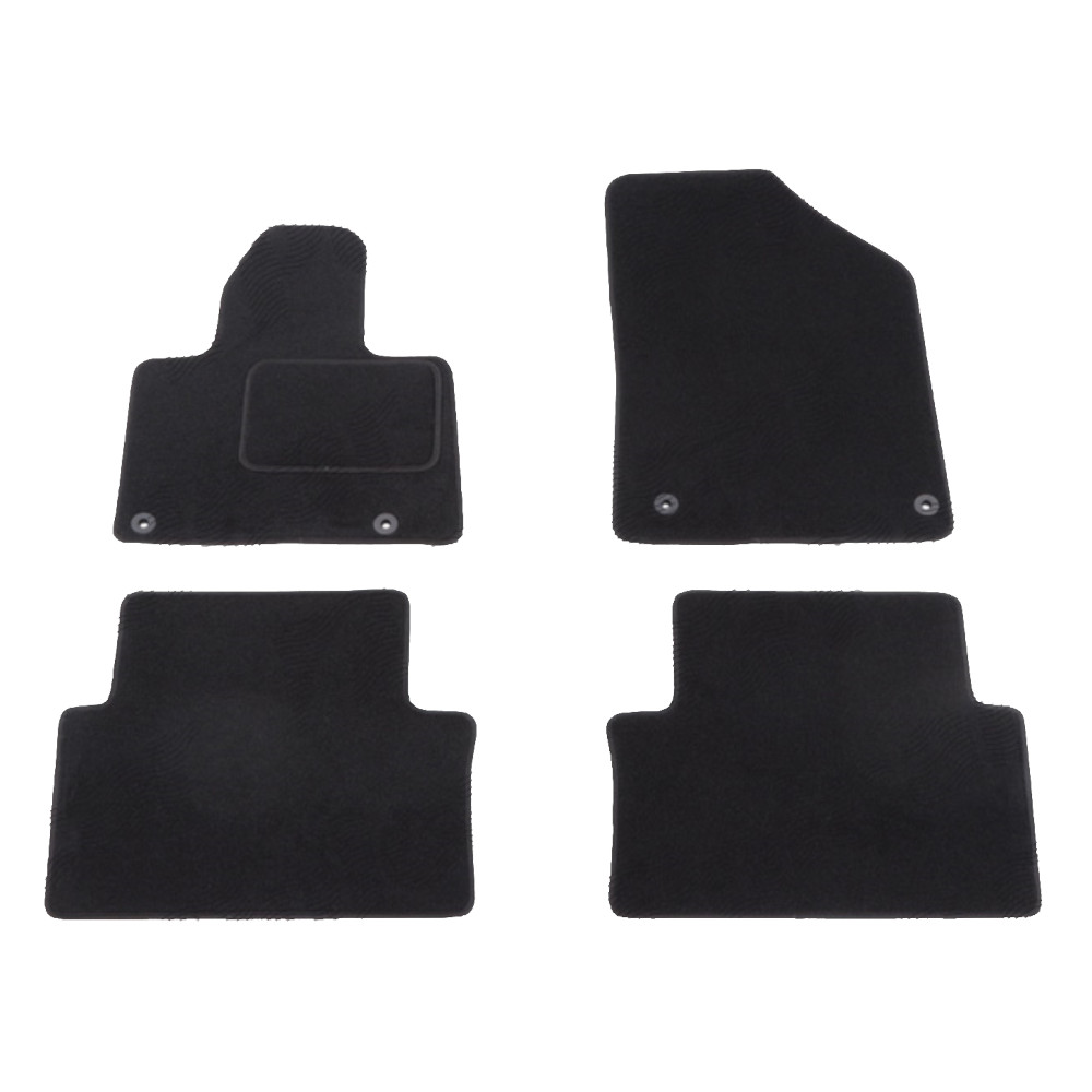 Set covorase auto mocheta Velor CITROEN C5 (RD/TD), 01.2008-, negru,