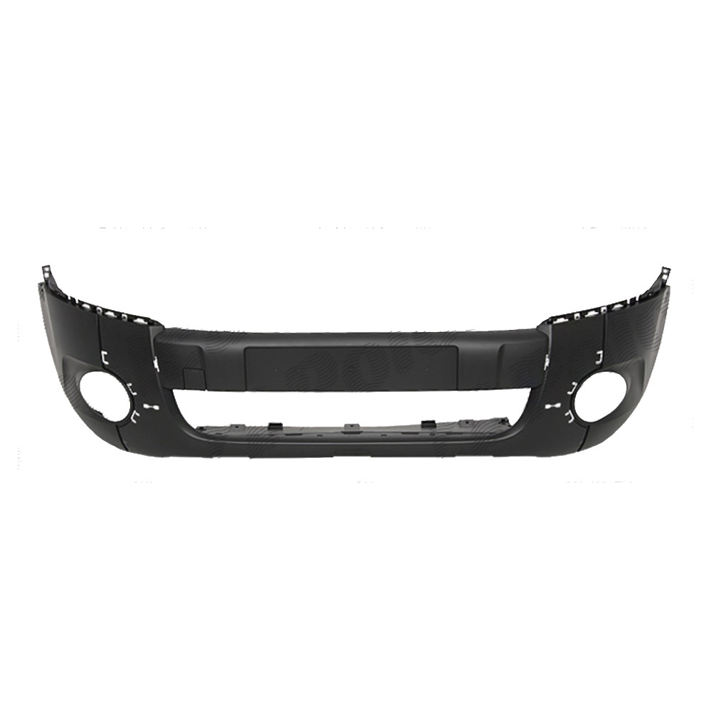 Bara fata CITROEN BERLINGO (7_), 02.2008-06.2012, PEUGEOT PARTNER, 03.2008-06.2012, cu gauri pentru Rama proiector ceatas; negru; cu lampi ceata gauri,