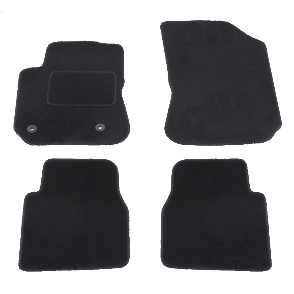 Set covorase auto mocheta Velor CITROEN C4 CACTUS, 07.2014-05.2018, negru,