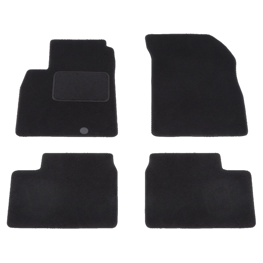 Set covorase auto mocheta Velor NISSAN MICRA (K13), 10.2010-06.2017, negru,