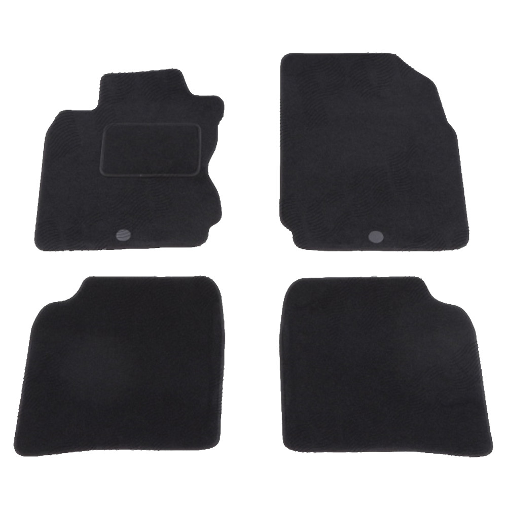 Set covorase auto mocheta Velor NISSAN NOTE (E11), 04.2006-09.2013, negru,