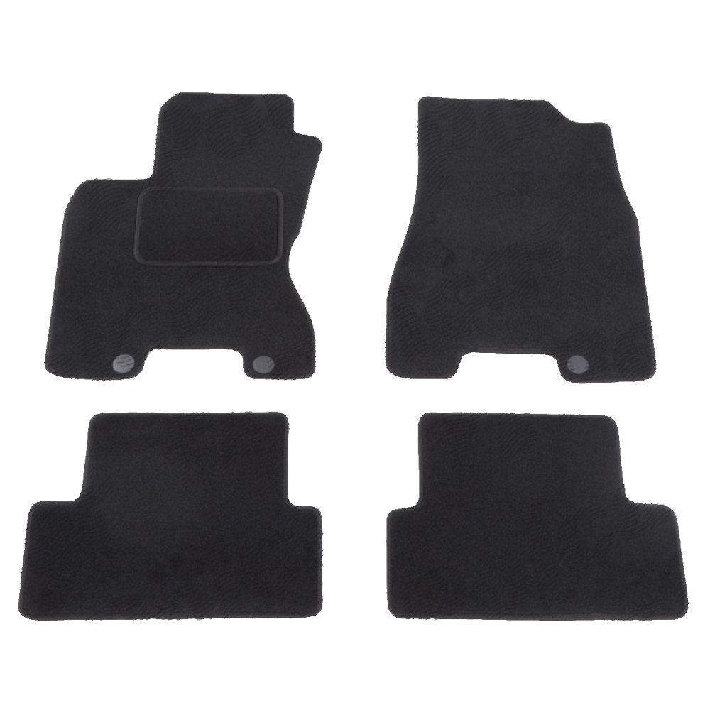 Set covorase auto mocheta Velor NISSAN X-TRAIL (T31), 09.2007-09.14, negru,