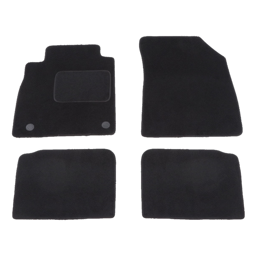 Set covorase auto mocheta Velor NISSAN MICRA (K14), 06.2017-, negru,