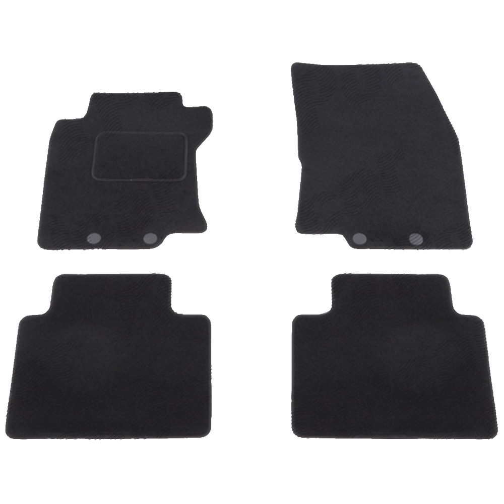Set covorase auto mocheta Velor NISSAN X-TRAIL, 07.2014-, negru,