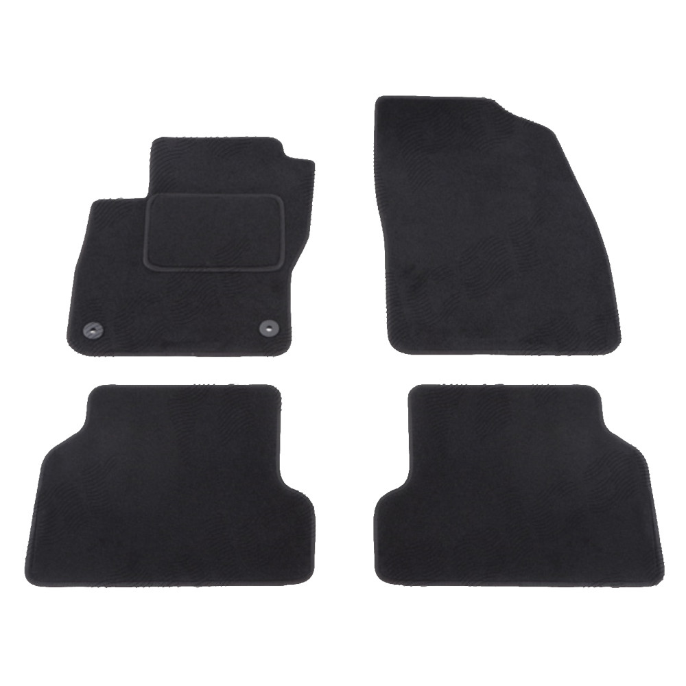Set covorase auto mocheta Velor FORD FOCUS II (DA_), 11.2004-12.2010, negru,