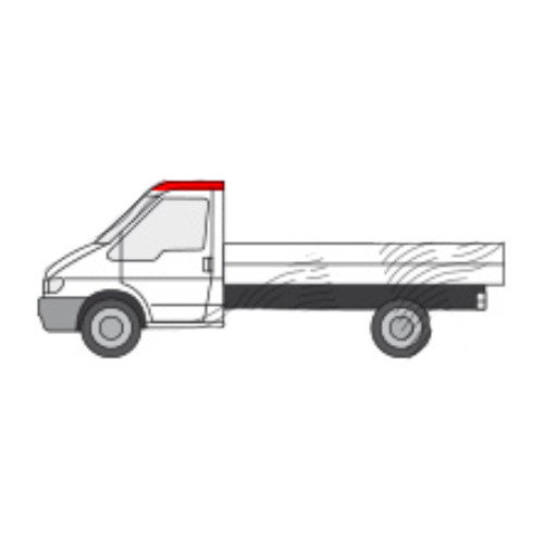 Pavilion FORD TRANSIT (V184/5), 05.2000-04.2006, TRANSIT/TOURNEO (V347/8), 05.2006-04.2013, metal galvanizat; cabina simpla, cabina simpla, versiune box/furgon,