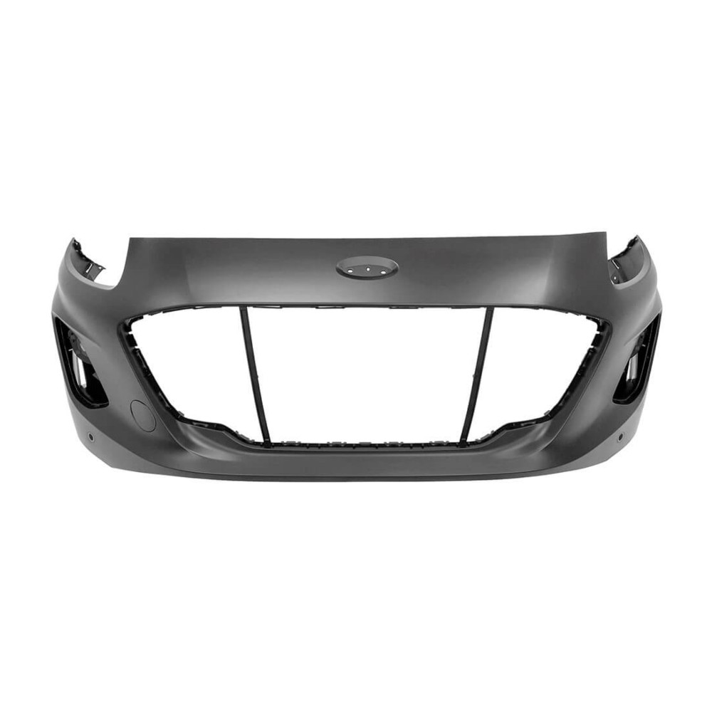 Bara fata FORD PUMA, 10.2019-, cu 2 gauri senzori parcare, cu capac carlig remorcare; grunduit, de vopsit,