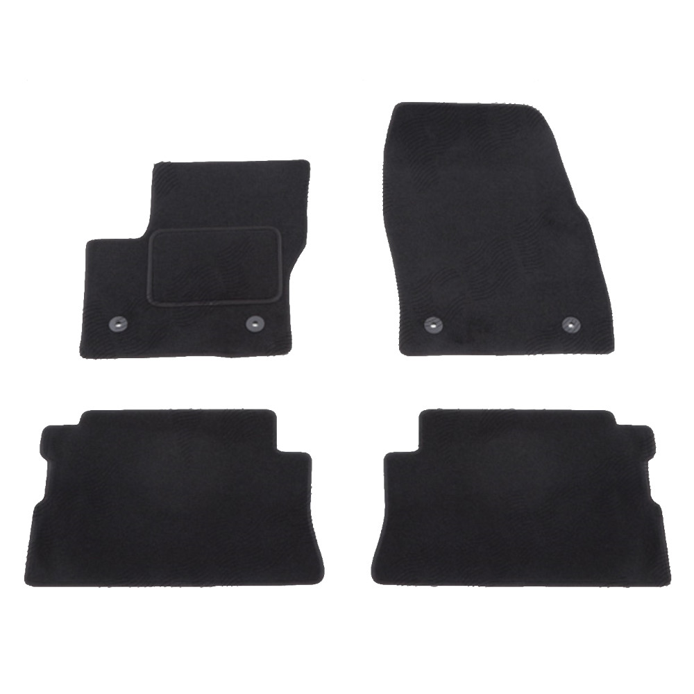 Set covorase auto mocheta Velor FORD KUGA, 01.2013-01.2020, negru,