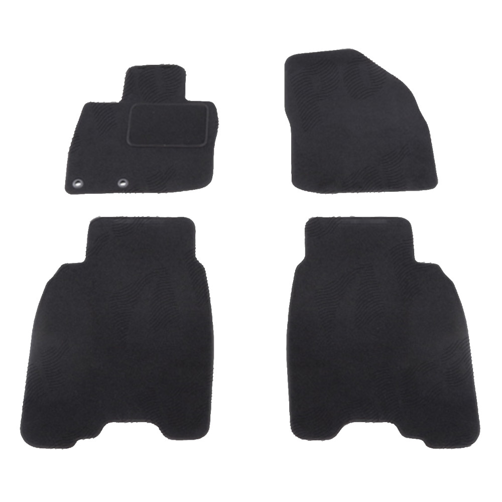 Set covorase auto mocheta Velor HONDA CIVIC (FN/FK) (HB), 10.2005-09.2011, negru,