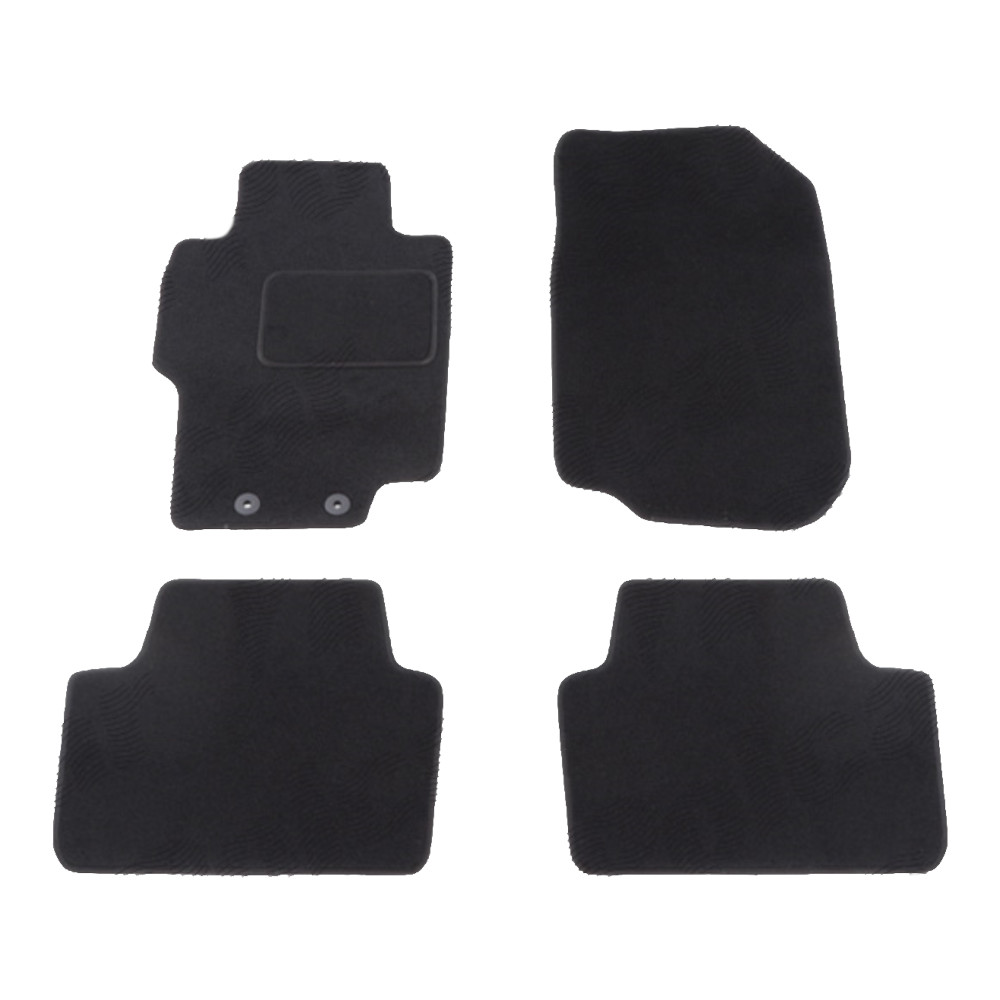 Set covorase auto mocheta Velor HONDA ACCORD (CL/CM/CN) Sedan/ESTATE (EU), 10.2002-09.2005; ACCORD Sedan/KOMBI (EU), 09.2005-03.2008, negru,
