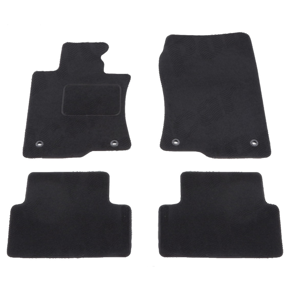 Set covorase auto mocheta Velor HONDA ACCORD (CU2), 03.2008-12.2016, negru,