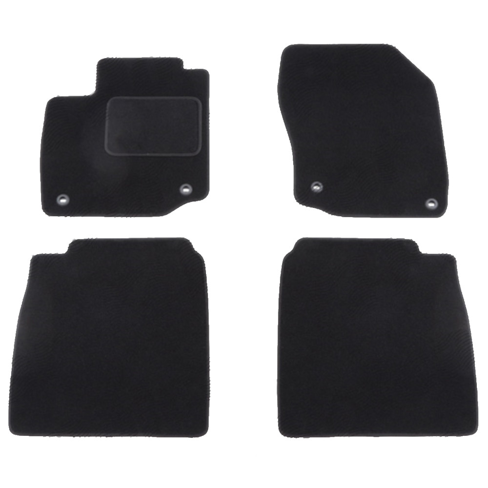 Set covorase auto mocheta Velor HONDA CIVIC (FB) HB/ESTATE, 01.2012-08.2017, negru,