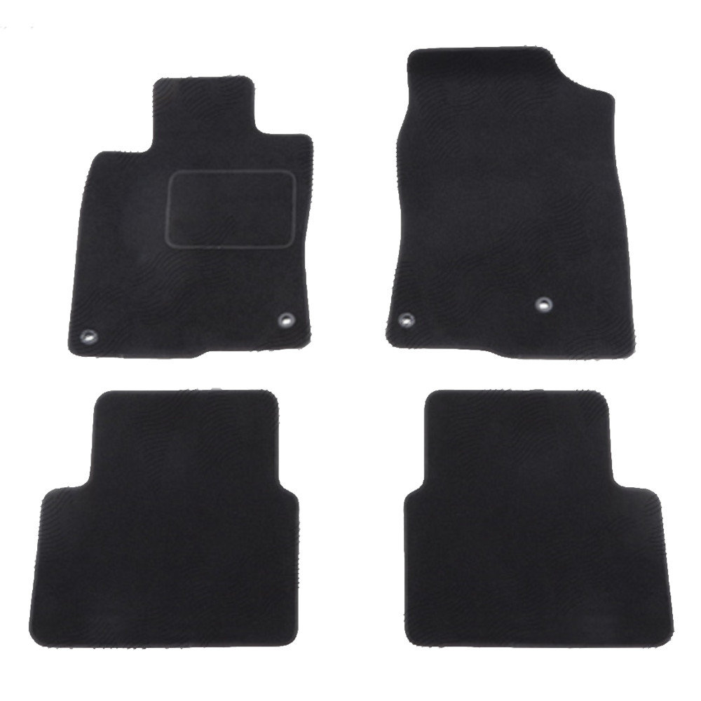 Set covorase auto mocheta Velor HONDA CIVIC, 07.2016-12.2021, negru,