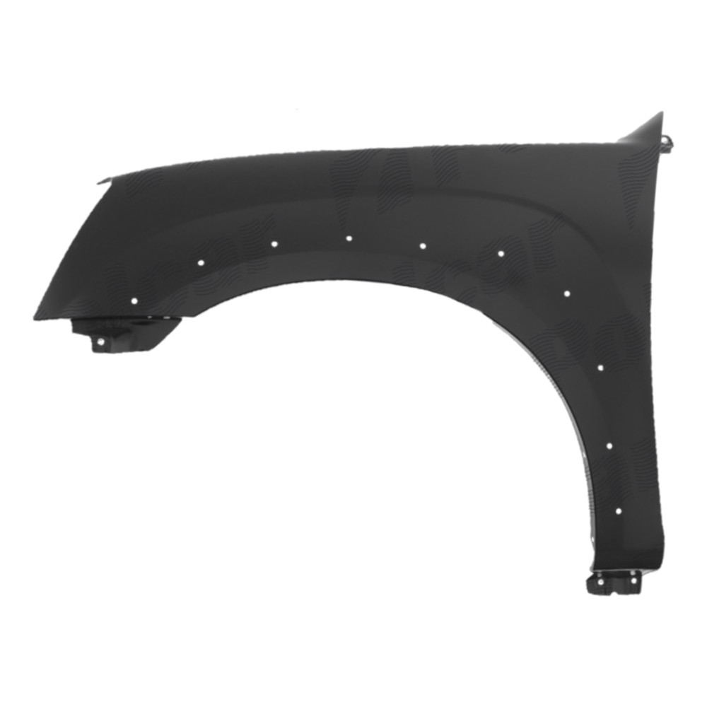 Aripa fata ISUZU D-MAX, 01.2002-11.2006, partea stanga, vopsire prin imersie; cu gauri pentru ornament aripa,