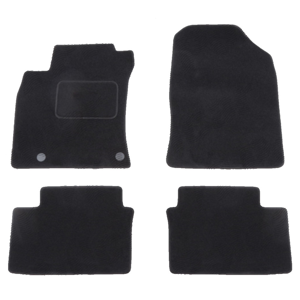 Set covorase auto mocheta Velor HYUNDAI I30 (PD), 12.2016-; KIA CEED, 05.2018-, negru,