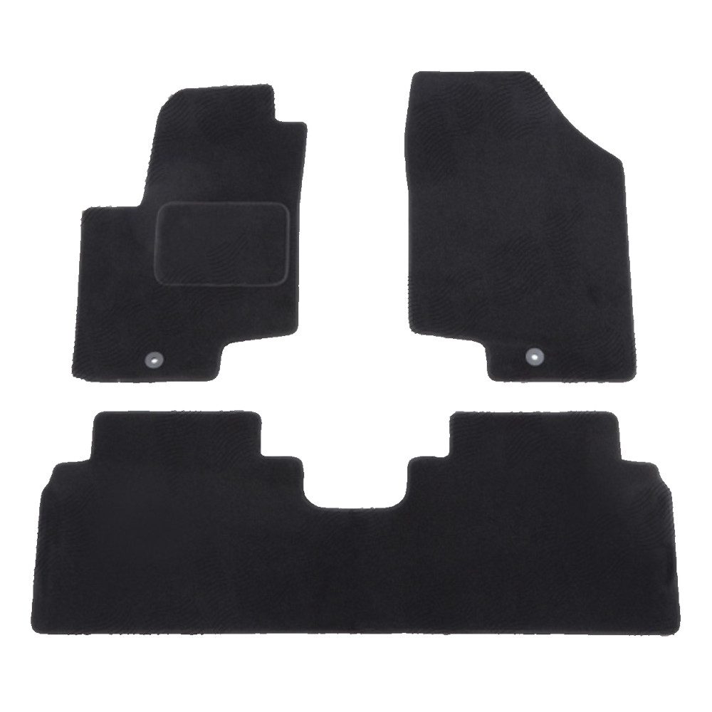Set covorase auto mocheta Velor HYUNDAI IX20 (JC), 09.2010-05.2019; KIA VENGA (YN), 01.2010-, negru,