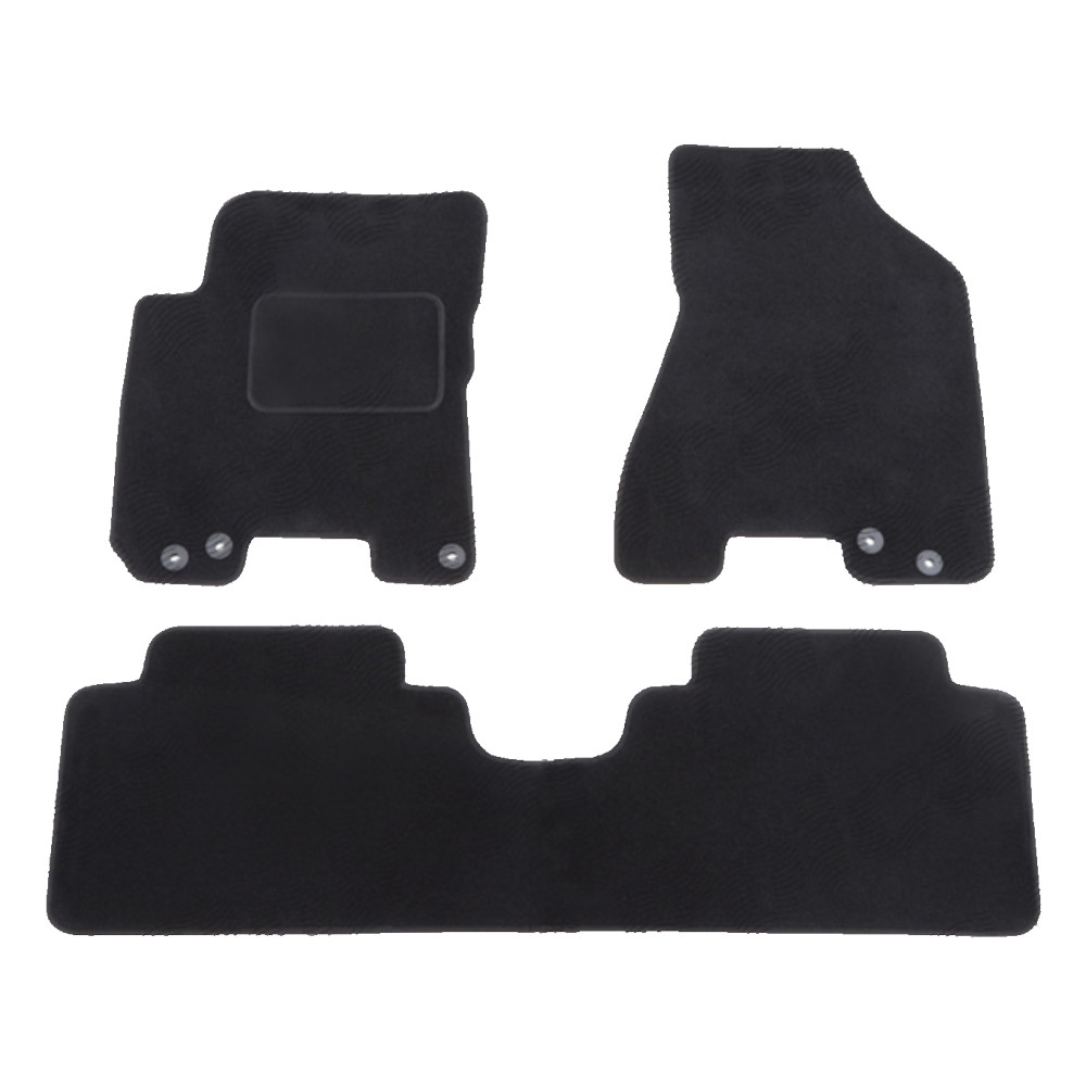 Set covorase auto mocheta Velor KIA SPORTAGE (JE), 09.2004-10.2010, negru,
