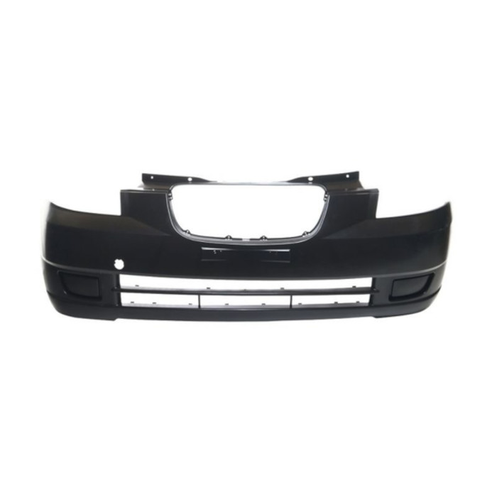 Bara fata KIA PICANTO (SA), 01.2004-02.2008, cu/ fara gauri senzori parcare; negru, texturat,