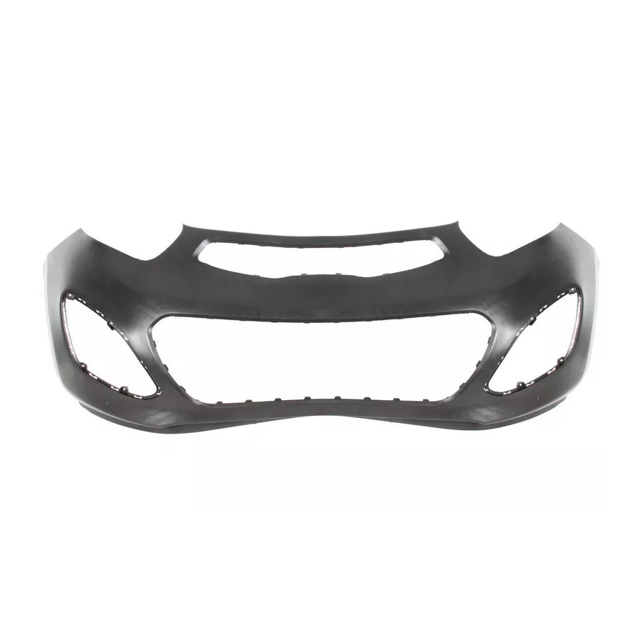 Bara fata KIA PICANTO (TA), 06.2011-05.2017, grunduit; cu gauri lampa ceata, modele cu 5 usi,