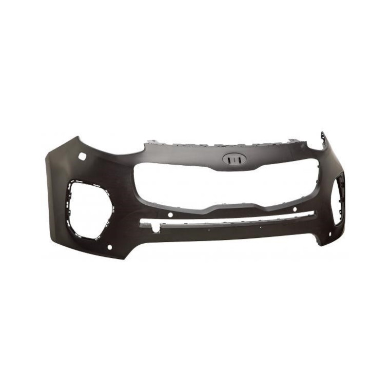 Bara fata KIA SPORTAGE (QL), 09.2015-12.2021, cu 4 gauri senzori parcare; de vopsit (nu este grunduit); cu 4 gauri senzori diametru fi= 23mm, cu gauri spalator,