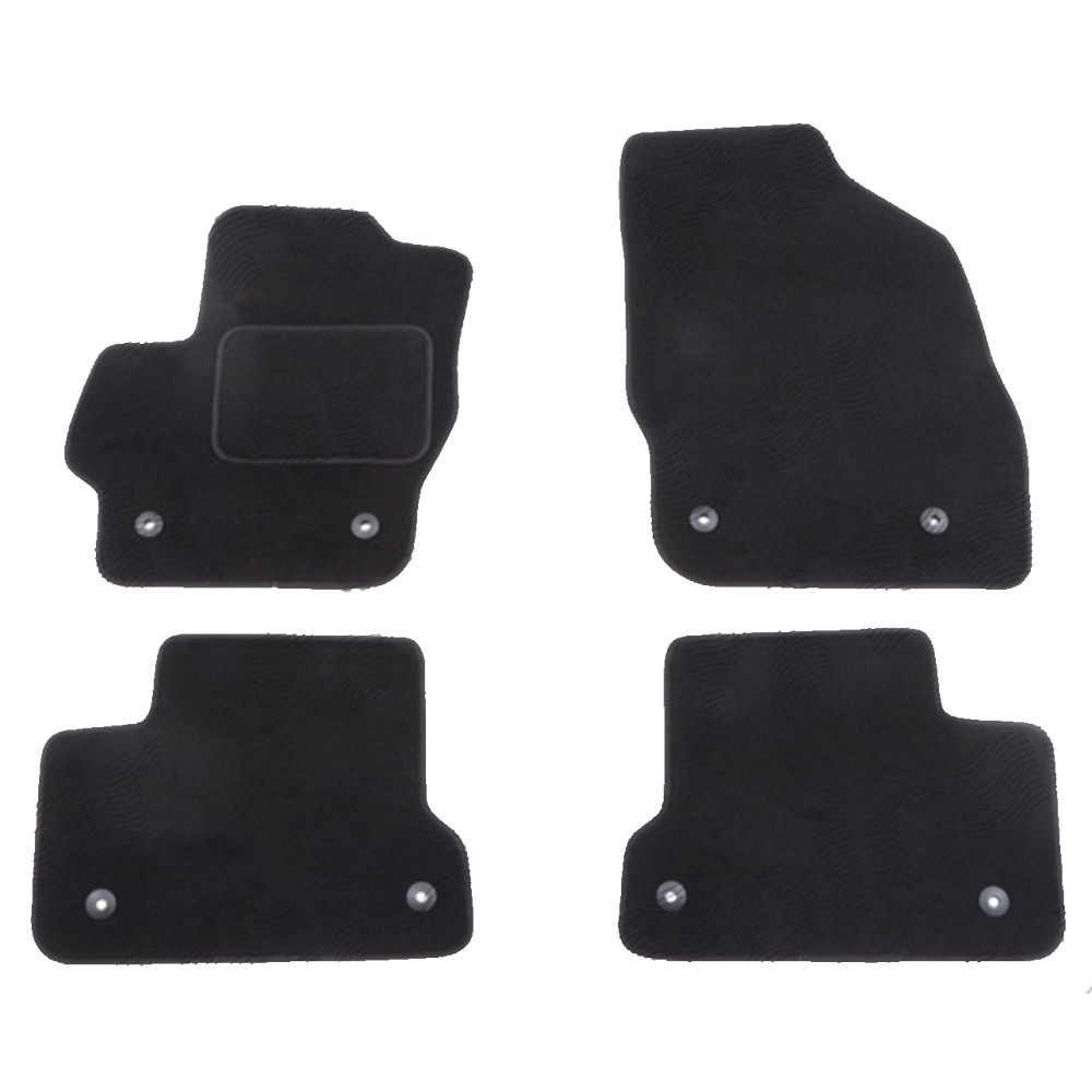 Set covorase auto mocheta Velor MAZDA 3 (BL), 07.2009-09.2013, negru,