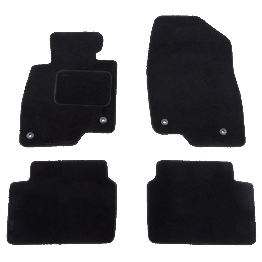 Set covorase auto mocheta Velor MAZDA 3 (BM), 06.2013-05.2019, negru,