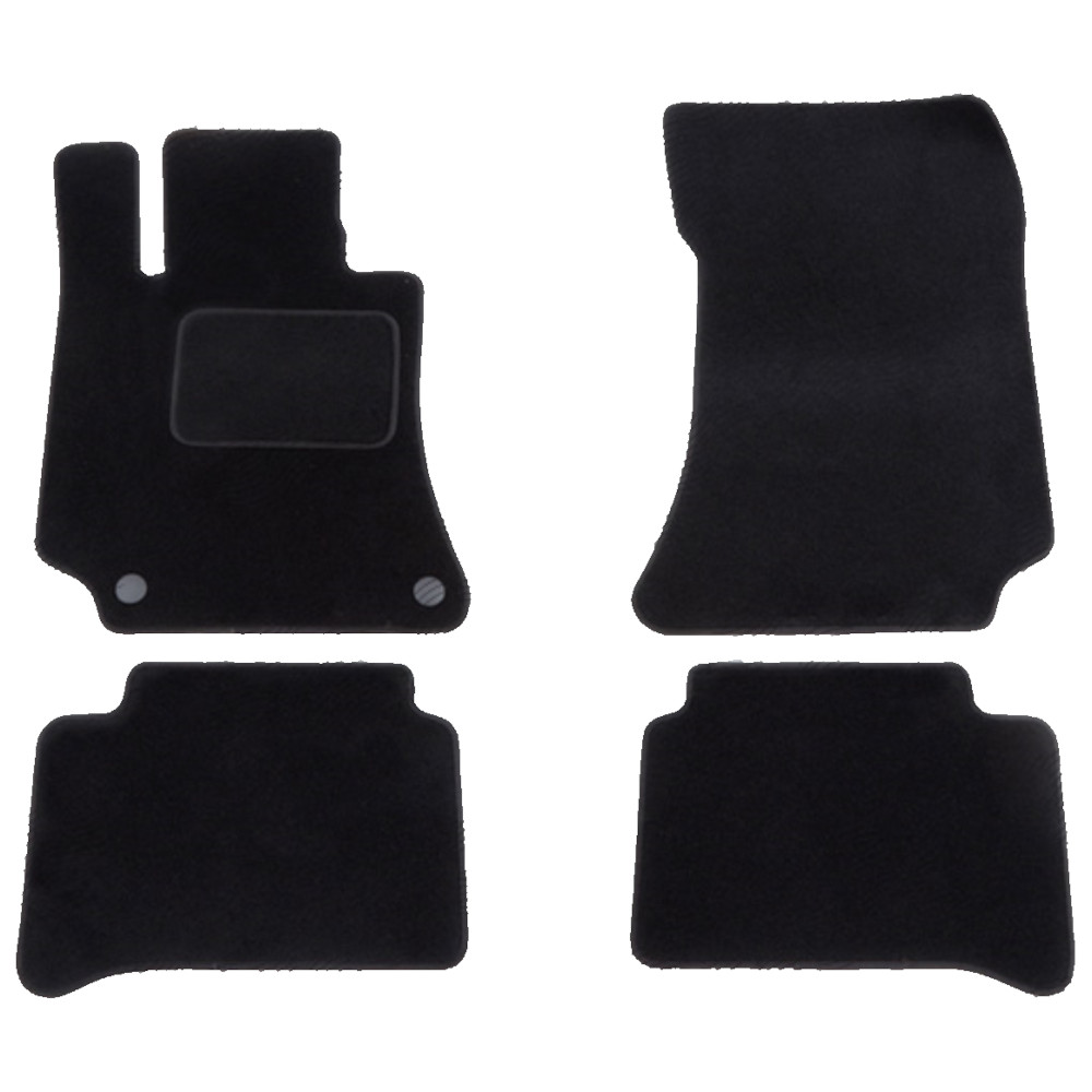 Set covorase auto mocheta Velor MERCEDES Clasa E (W212) Sedan/ESTATE, 09.2009-02.2013; Clasa E (W212) Sedan/ESTATE, 02.2013-, negru,