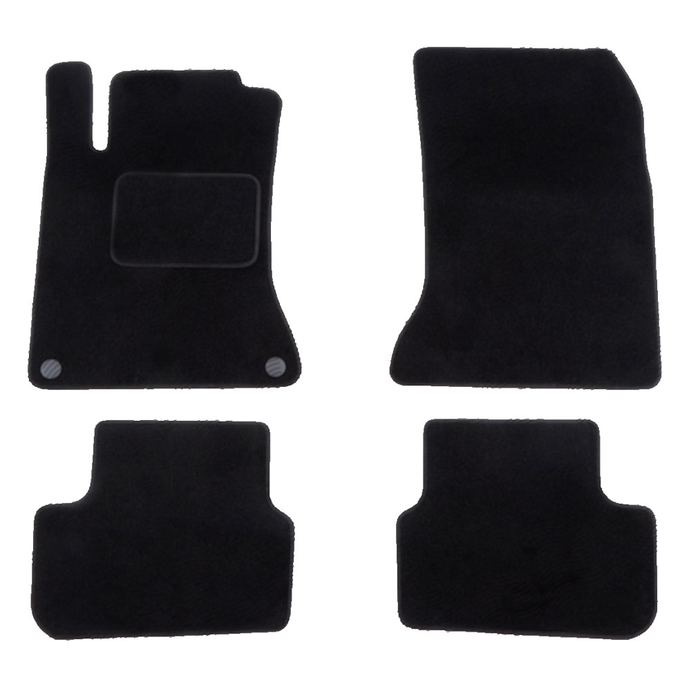 Set covorase auto mocheta Velor MERCEDES Clasa A (W176), 06.2012-08.2018, negru,