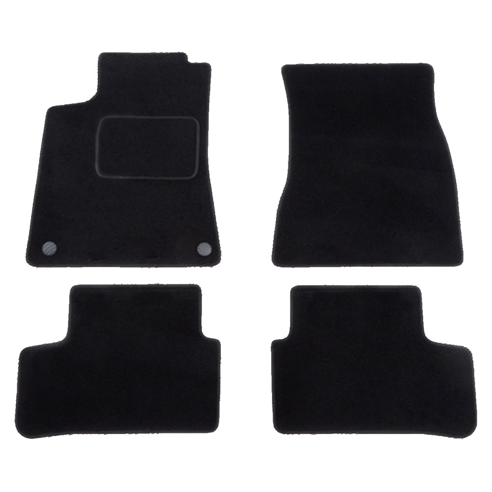 Set covorase auto mocheta Velor MERCEDES Clasa CLA (C118), 03.2019-, negru,