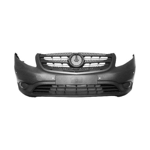 Bara fata MERCEDES Clasa V/VITO (W447), 04.2014-10.2023, JLine, cu gauri senzori parcare; texturat; gri inchis,