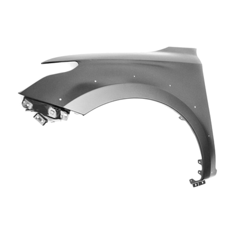 Aripa fata MITSUBISHI L200, 11.2015-12.2019, partea stanga, metal; vopsire prin imersie; cu gauri pentru ornament aripa; cu/fara gaura semnalizare, Tip tractiune : 4X4, L200, TRITON