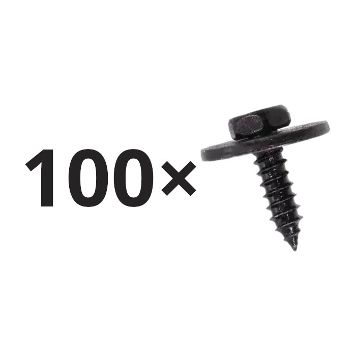 Set 100 holsurub BMW Seria 1, Seria 2, Seria 3, Seria 5, Seria 6, Seria 7, X1, X2, X3, X5, X6, Mini Cooper, sub scut sasiu, bara si ornamente