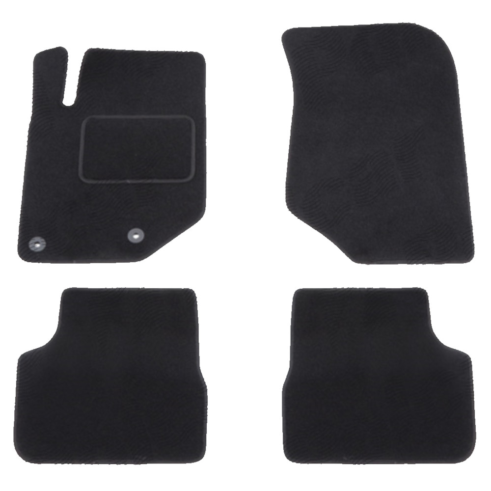 Set covorase auto mocheta Velor OPEL CORSA/-e F, 06.2019-12.2023, negru,