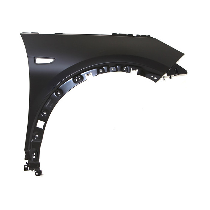 Aripa fata OPEL GRANDLAND X, 06.2017-08.2021, partea dreapta, cu hole pentru indicator; metal; vopsire prin imersie,