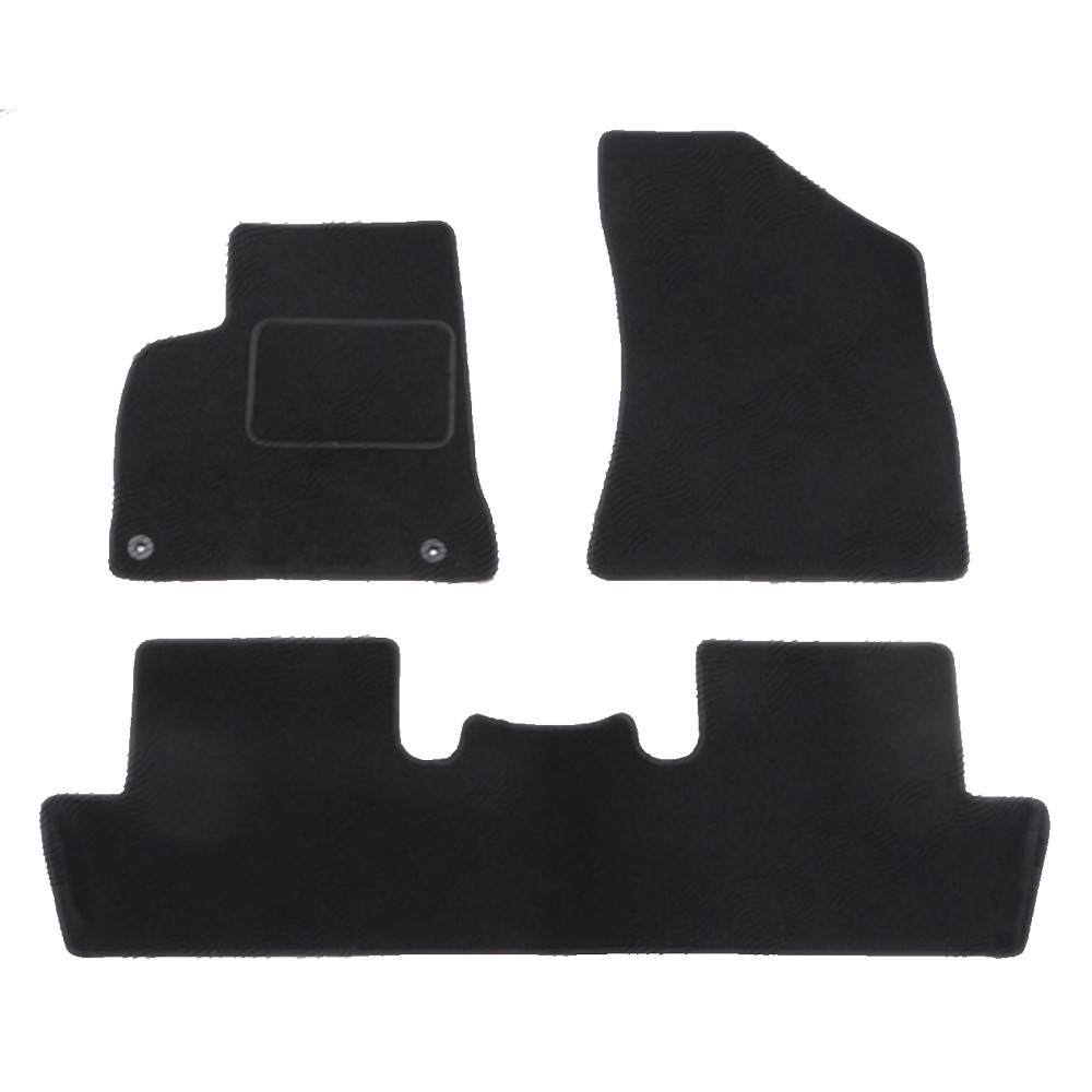 Set covorase auto mocheta Velor PEUGEOT 5008, 10.2009-04.2017, negru,