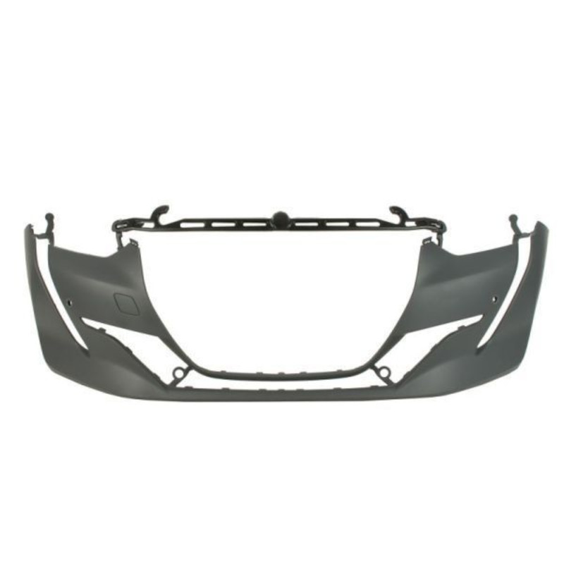 Bara fata PEUGEOT 208, 06.2019-, cu 2 gauri senzori parcare; grunduit, de vopsit,