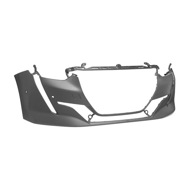 Bara fata PEUGEOT 208, 06.2019-, cu 4 gauri senzori parcare; grunduit, de vopsit,