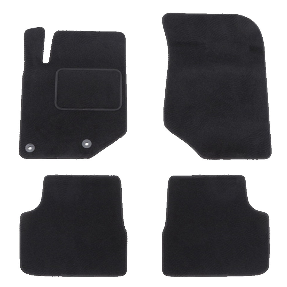 Set covorase auto mocheta Velor PEUGEOT 208, 06.2019- model cu 5 usi, negru,