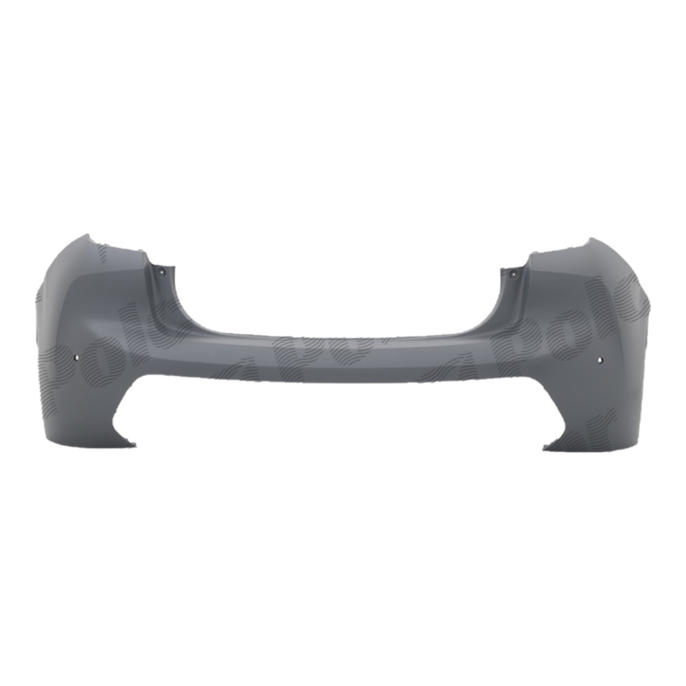Bara spate PEUGEOT 208, 06.2019-, cu 2 gauri senzori parcare; grunduit, de vopsit,