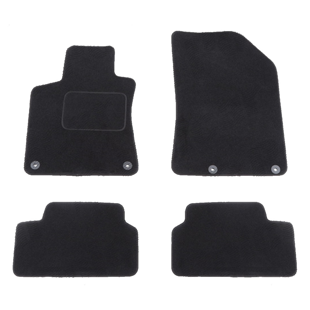 Set covorase auto mocheta Velor PEUGEOT 308, 10.2013-09.2021, negru,