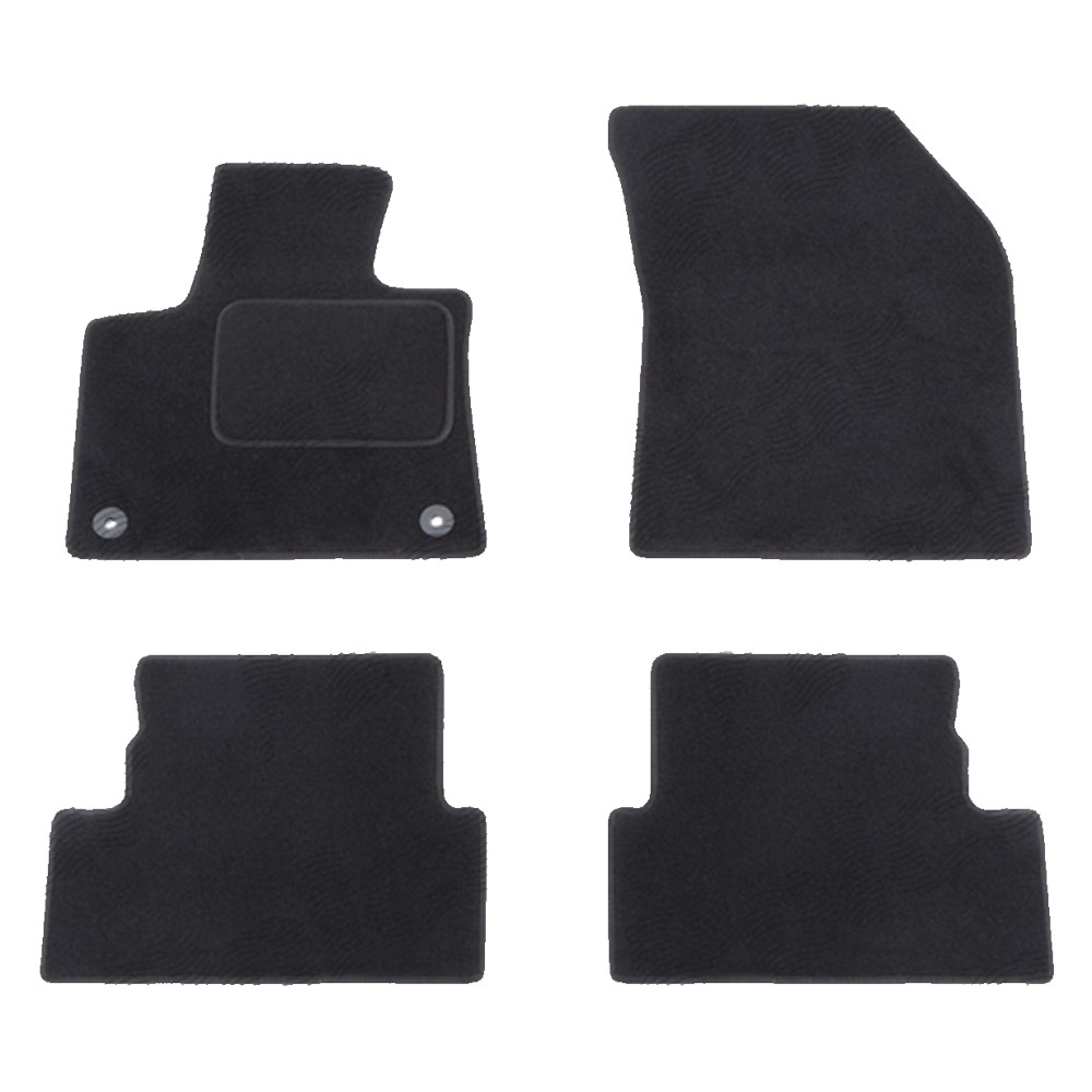 Set covorase auto mocheta Velor PEUGEOT 3008, 10.2016-2024, negru,