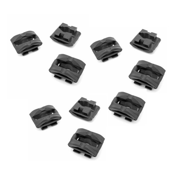 Set 10 cleme plastic Citroen Berlingo, Xsara, ZX; Land Rover Discovery III/LR3, Discovery/LR4, Freelander, Range Rover Sport; Peugeot 306, Partner; Renault Vel Satis, bord, sub scut sasiu