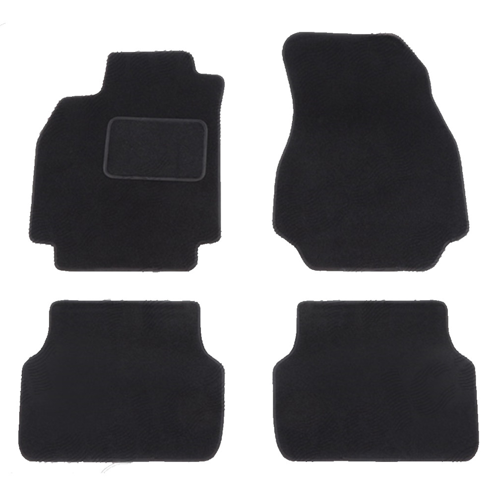 Set covorase auto mocheta Velor RENAULT MEGANE II (M), 11.2002-10.2008, negru,