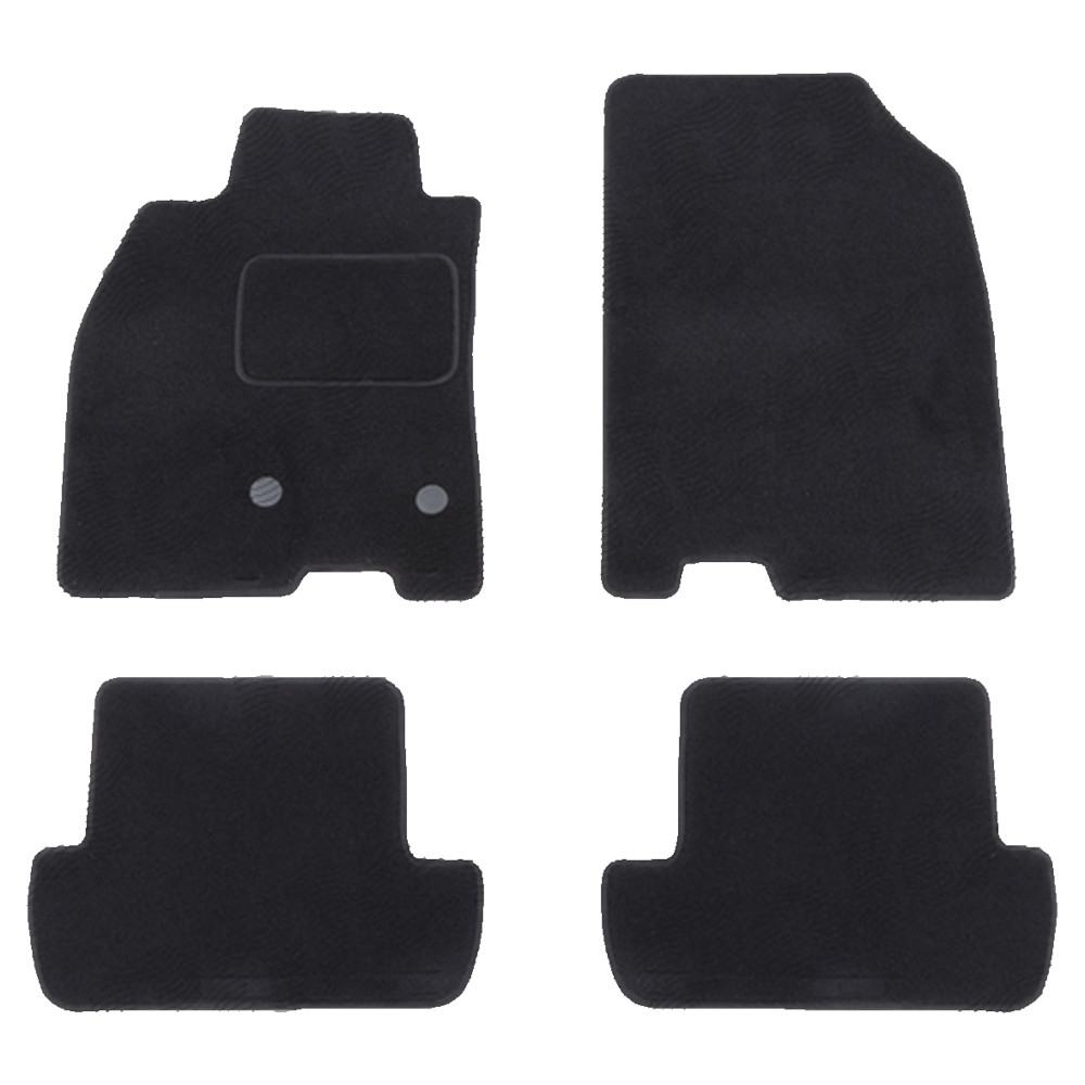 Set covorase auto mocheta Velor RENAULT MEGANE III, 10.2008-09.2016, negru,